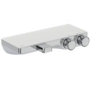 Ceratherm S200 exposed thermostatic shelf shower mixer valve