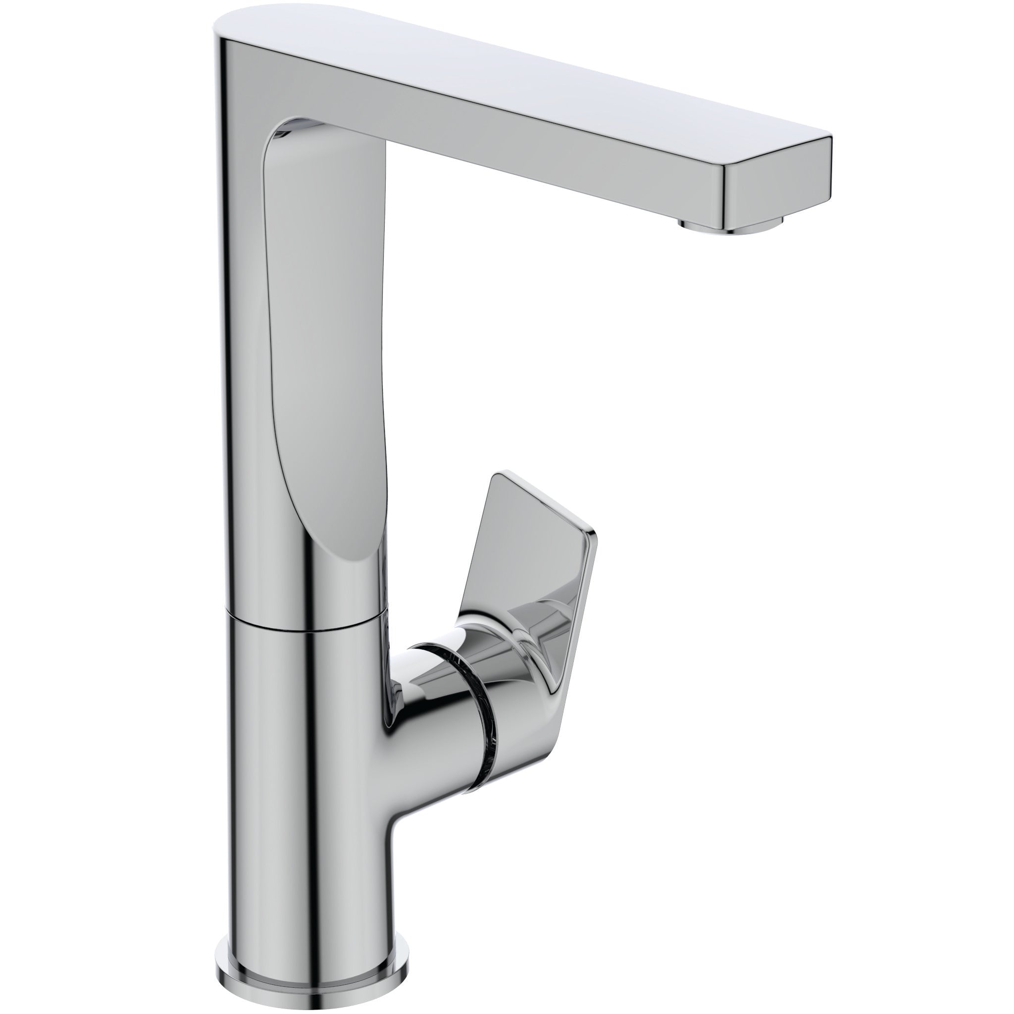 Edge vessel single lever basin mixer