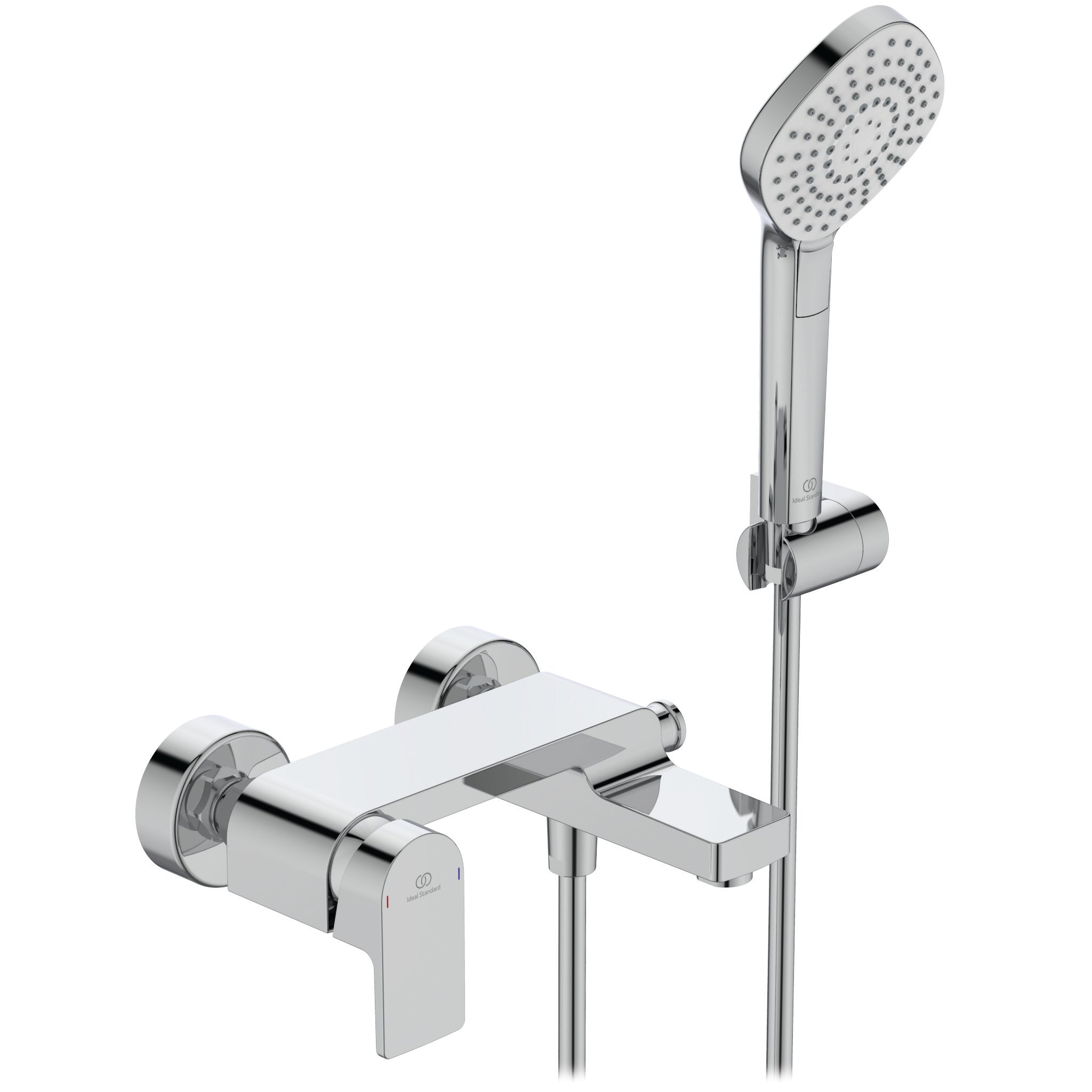 Edge one hole single lever bath shower mixer with shower set
