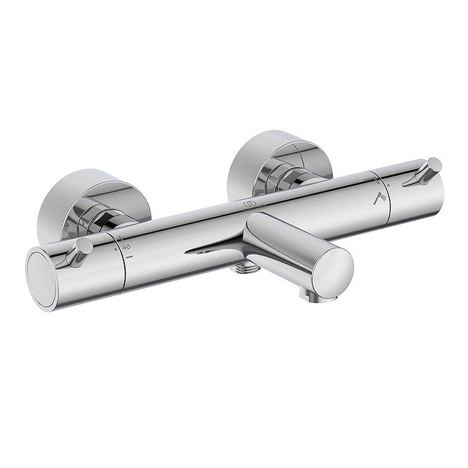 Ceratherm T125 exposed thermostatic wall mounted bath shower mixer
