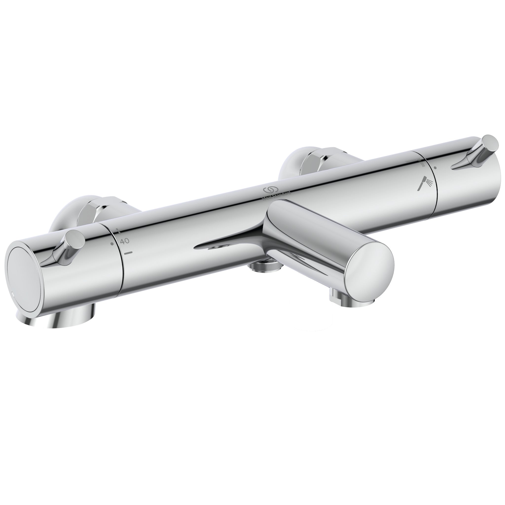 Ceratherm T125 exposed thermostatic shower mixer valve