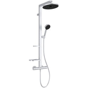 Ceratherm T125+ exposed thermostatic Shower system, 3 function