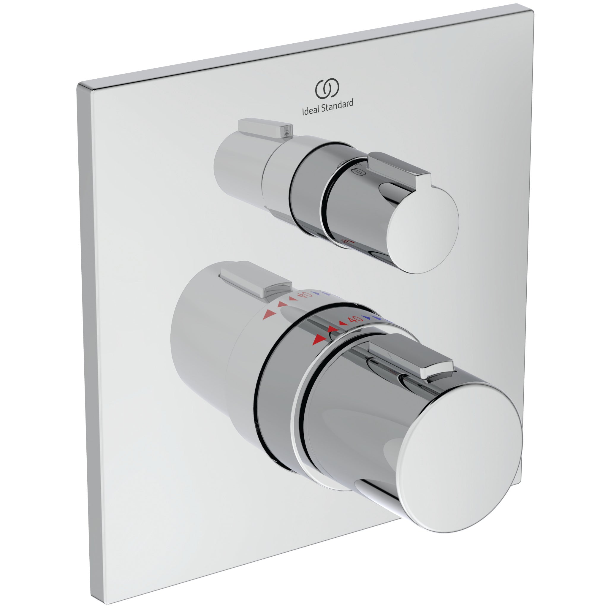 Ceratherm T125+ exposed thermostatic Shower system, 3 function