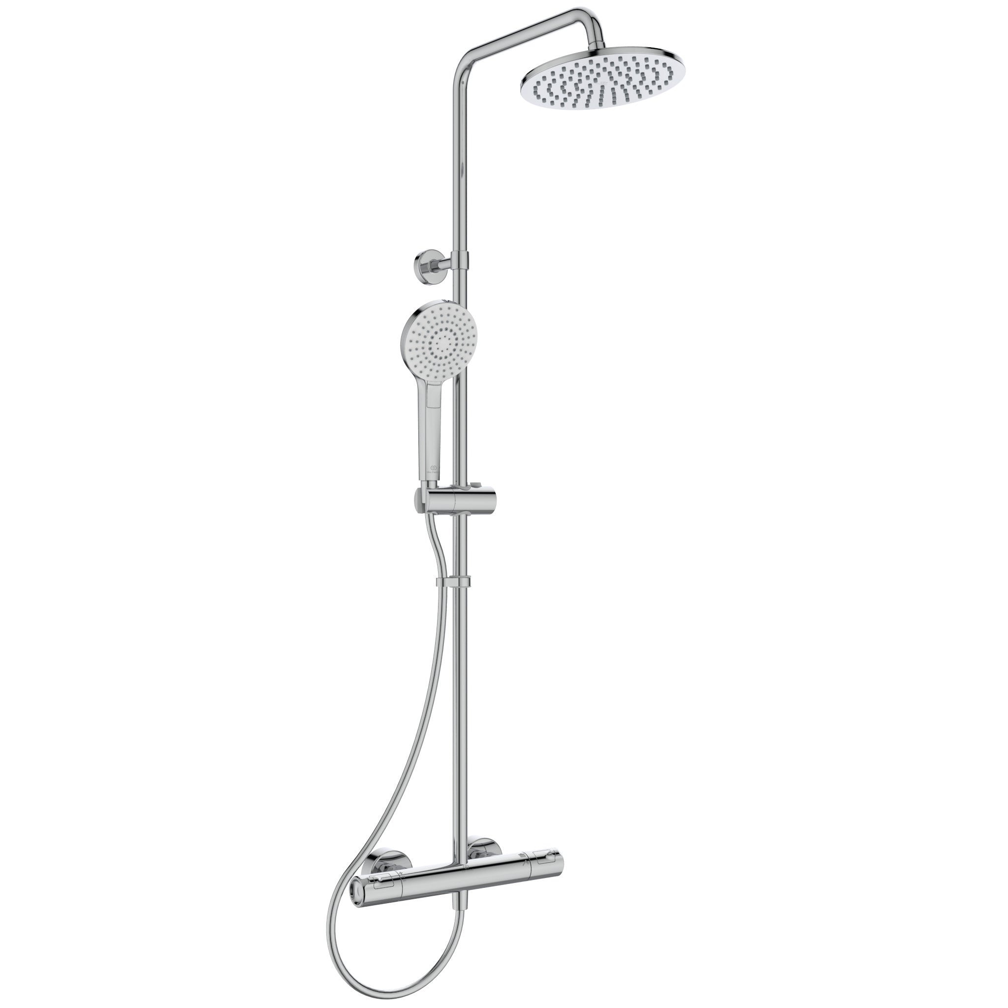 Ceratherm T50 exposed thermostatic wall mounted bath shower mixer