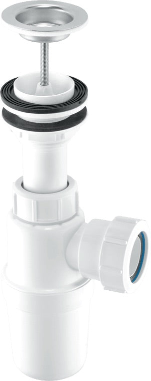 Adjustable Inlet Basin Trap with Centre Pin Waste