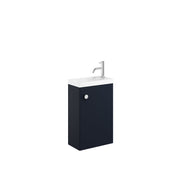 Crosswater Alo Cloakroom Unit 400 with Cast Mineral Marble Basin Deep Indigo Blue