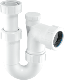 Tubular Swivel Basin Trap with 19/23mm Pipe Connection