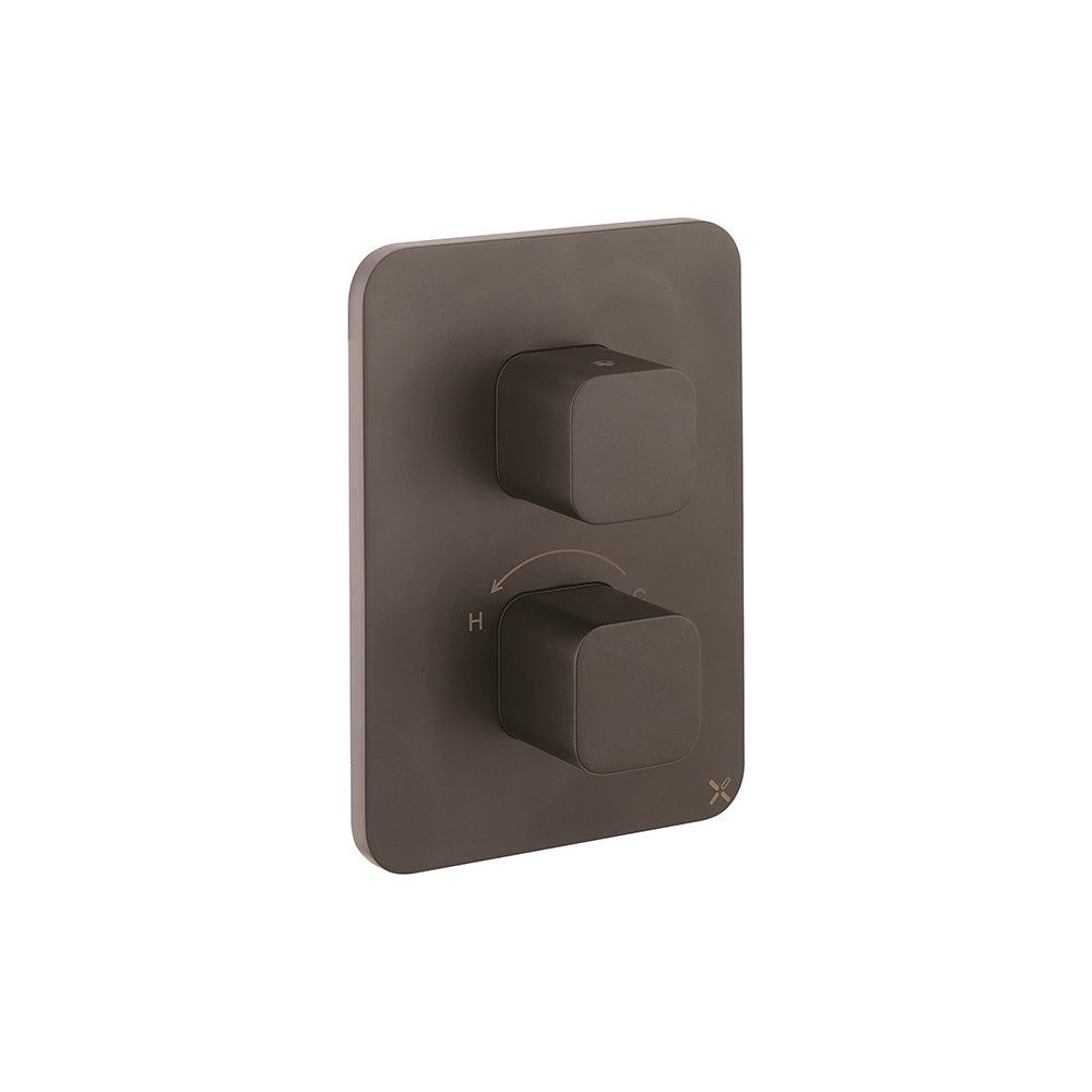 Crosswater Glide II Crossbox 2 Outlet Multi-flow Shower Valve & Trimset
