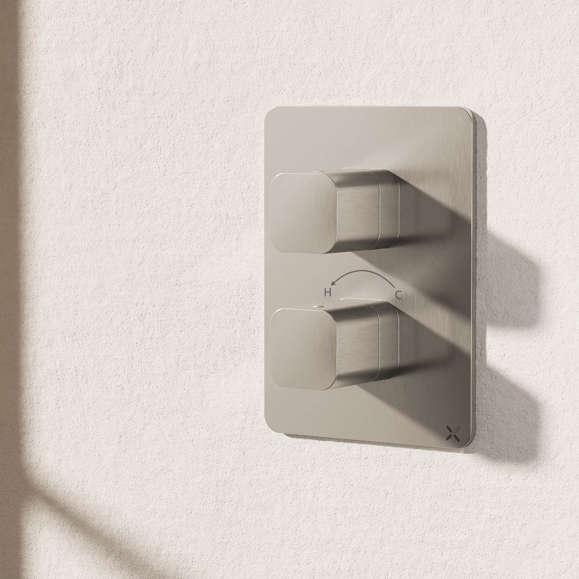 Crossbox Glide II 2 Outlet Trim & Levers