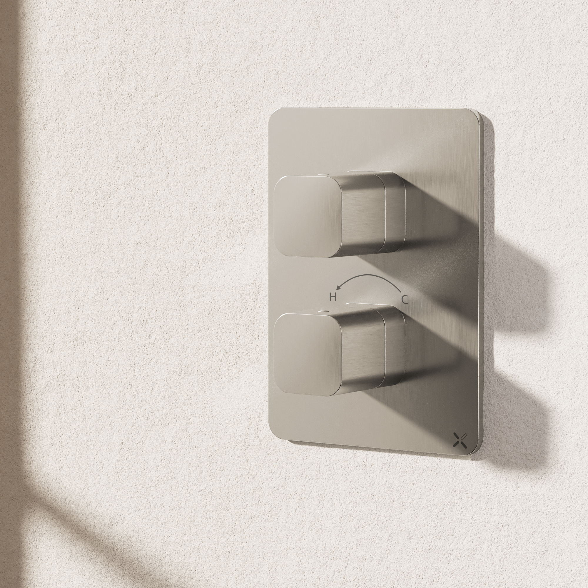 Crossbox Glide II 2 Outlet Trim & Levers