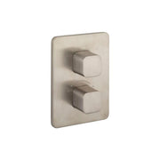 Crosswater Glide II Crossbox 2 Outlet Multi-flow Shower Valve & Trimset Brushed