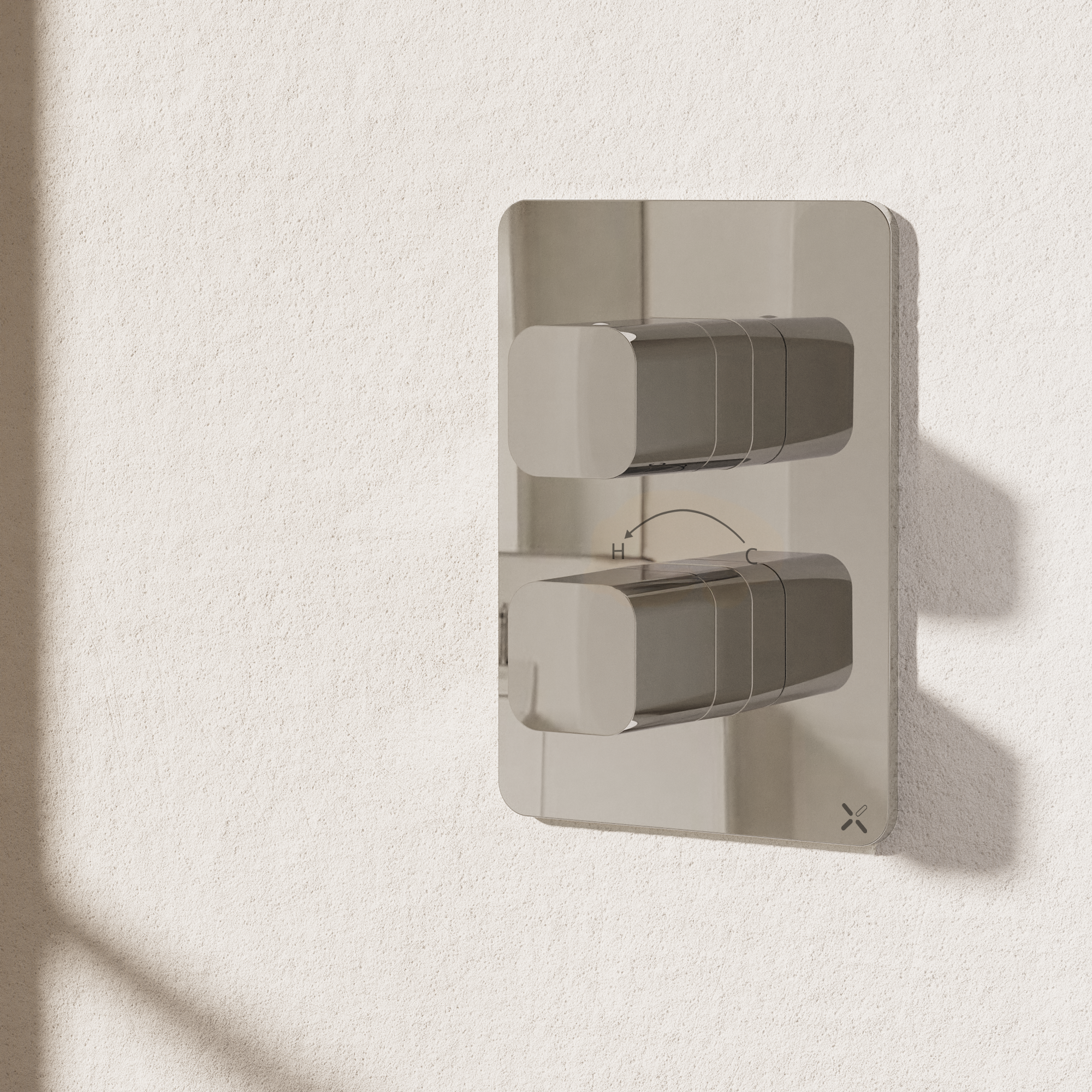Crossbox Glide II 3 Outlet Trim & Levers