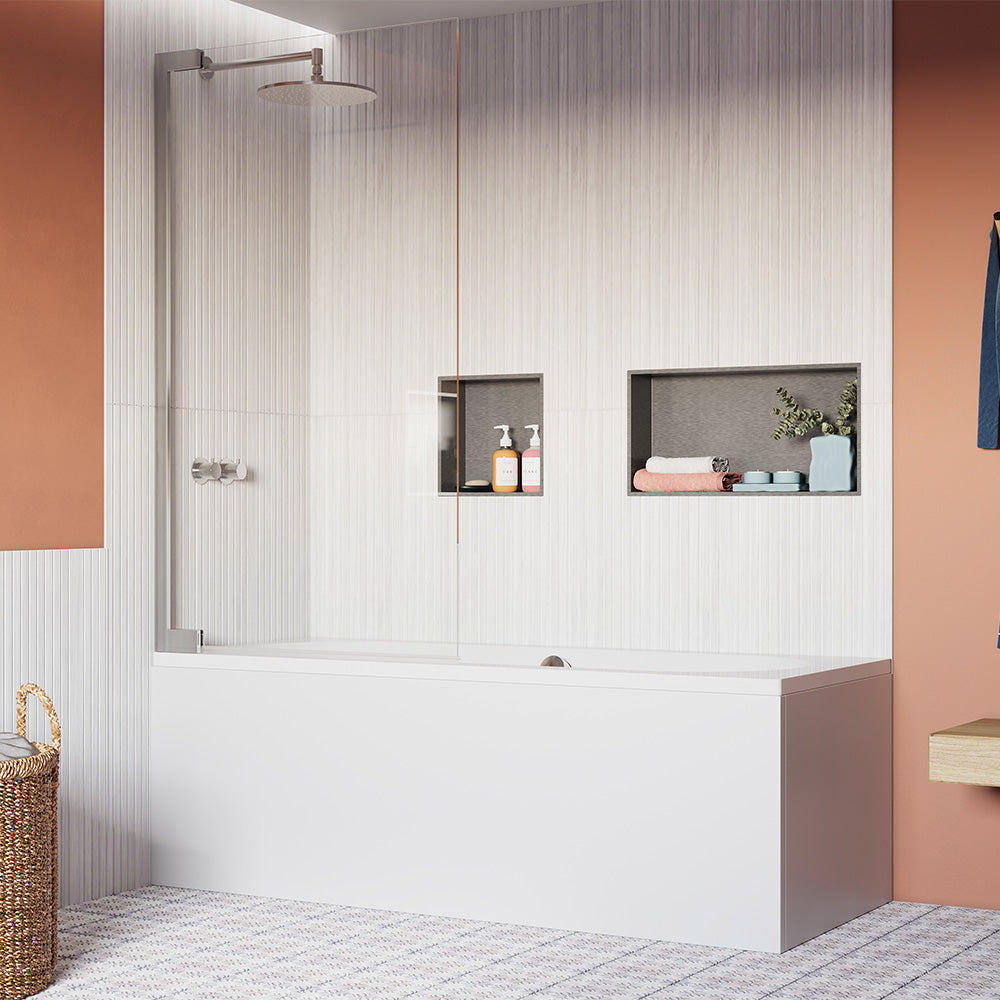 Asura 8mm Hinged Bath Screen