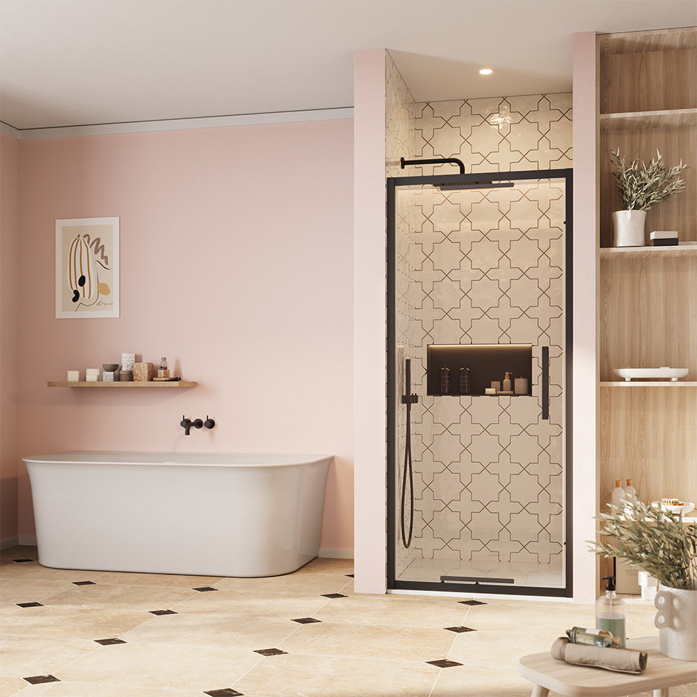 Crosswater Asura 8 Infold Door 900 with 800 Side Panel