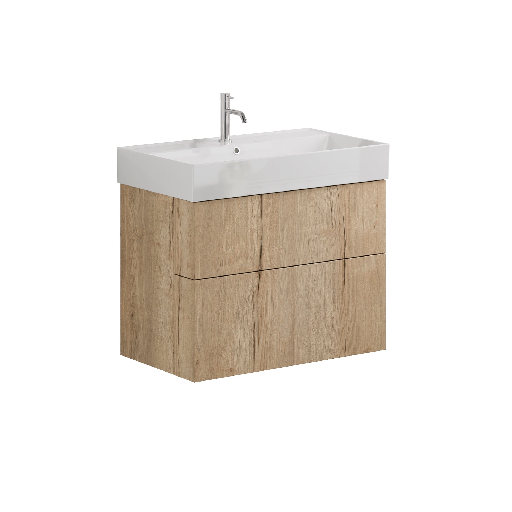 Avenue Two Drawer Wall Hung Vanity