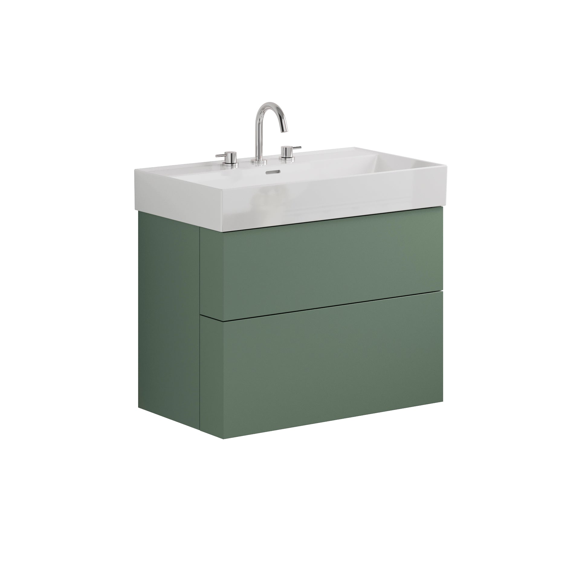 Avenue Basin 3 Tap Hole Tall Ceramic Basin