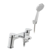 Ava Deck Mounted Bath Shower Mixer + Shower Kit