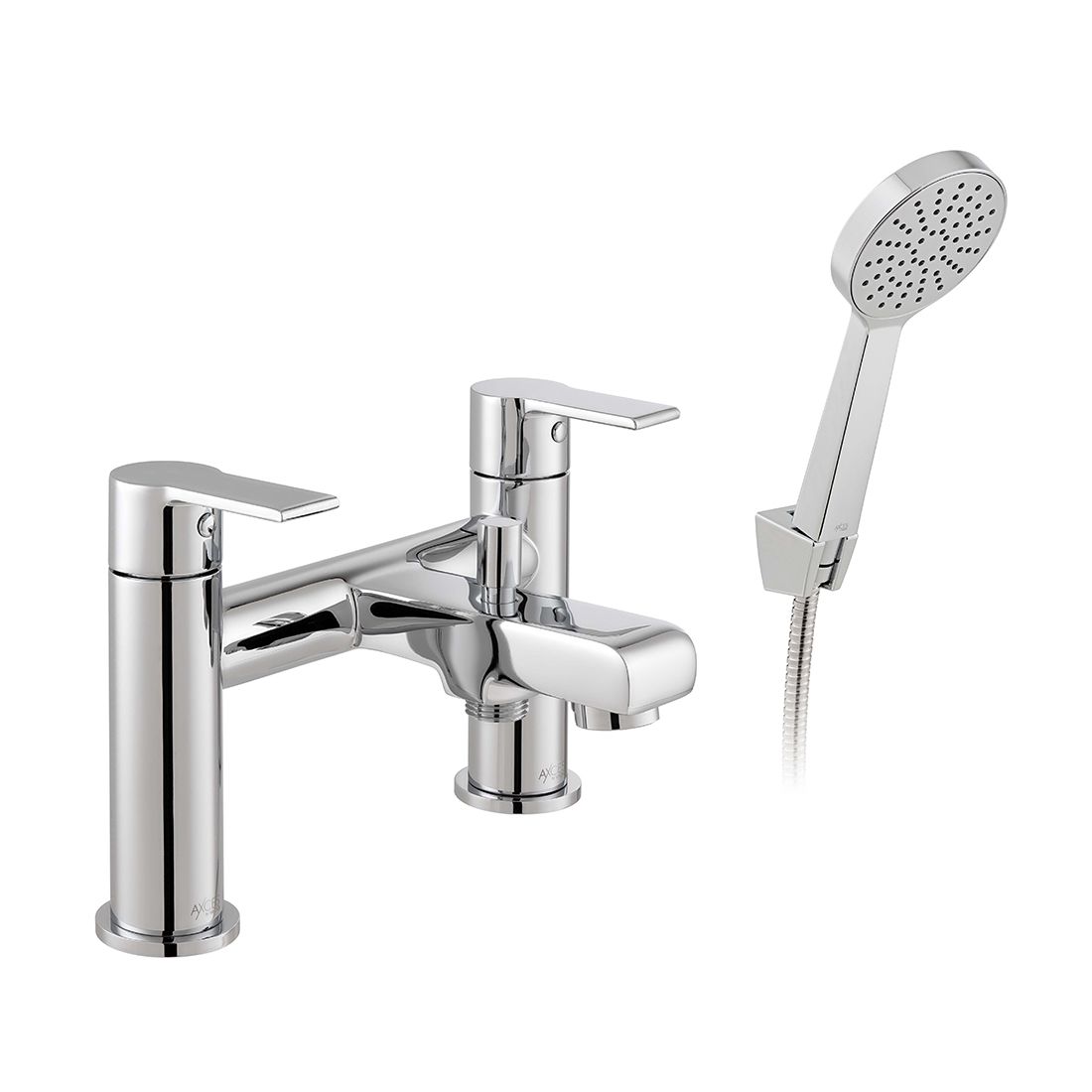Irlo Deck Mounted Bath Shower Mixer + Shower Kit