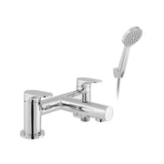 Metiz Deck Mounted Bath Shower Mixer + Shower Kit