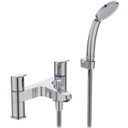 Ceraflex two taphole deck mounted dual control bath shower mixer