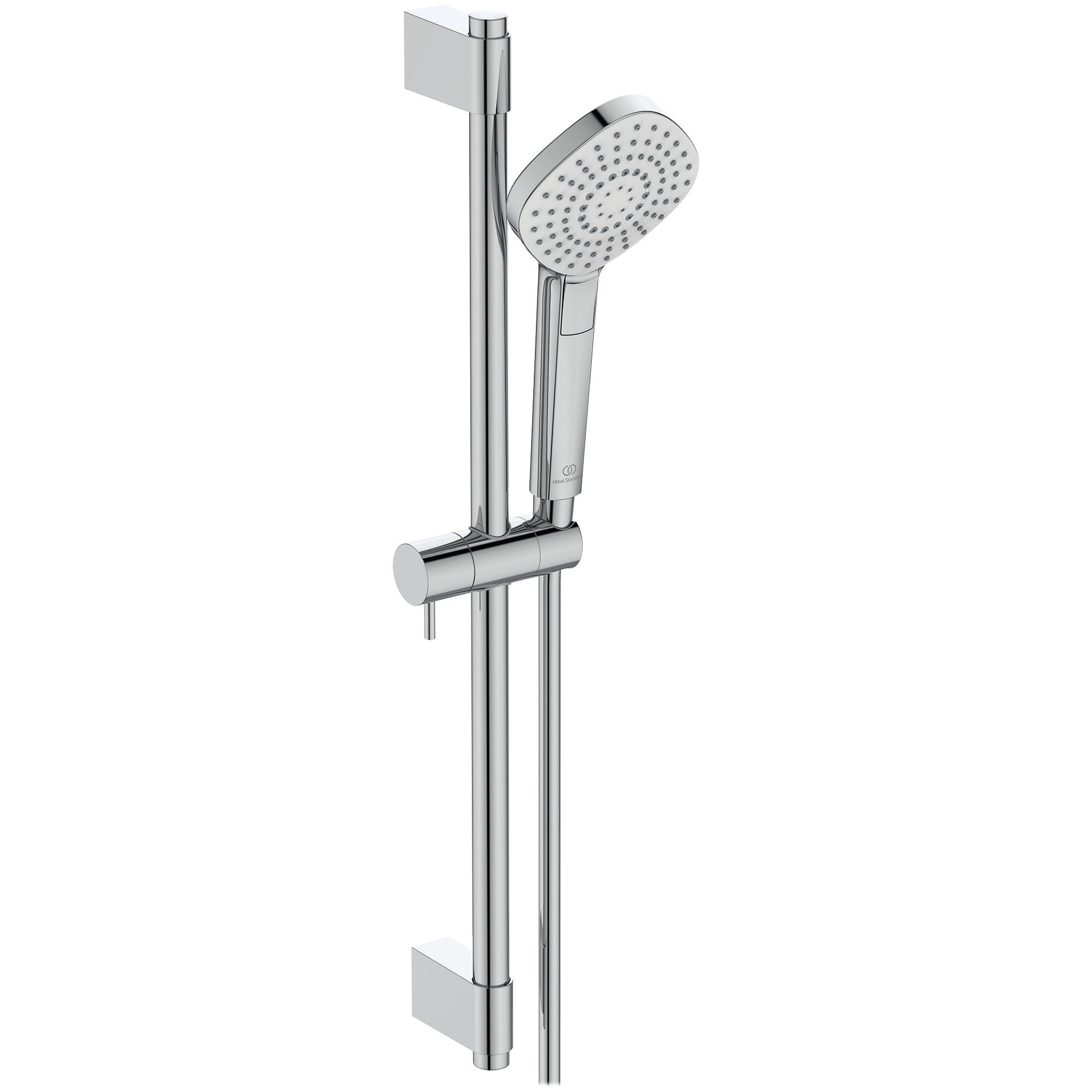 Idealrain Evo Round 110mm handspray & 600mm rail with 1750mm IdealFlex hose