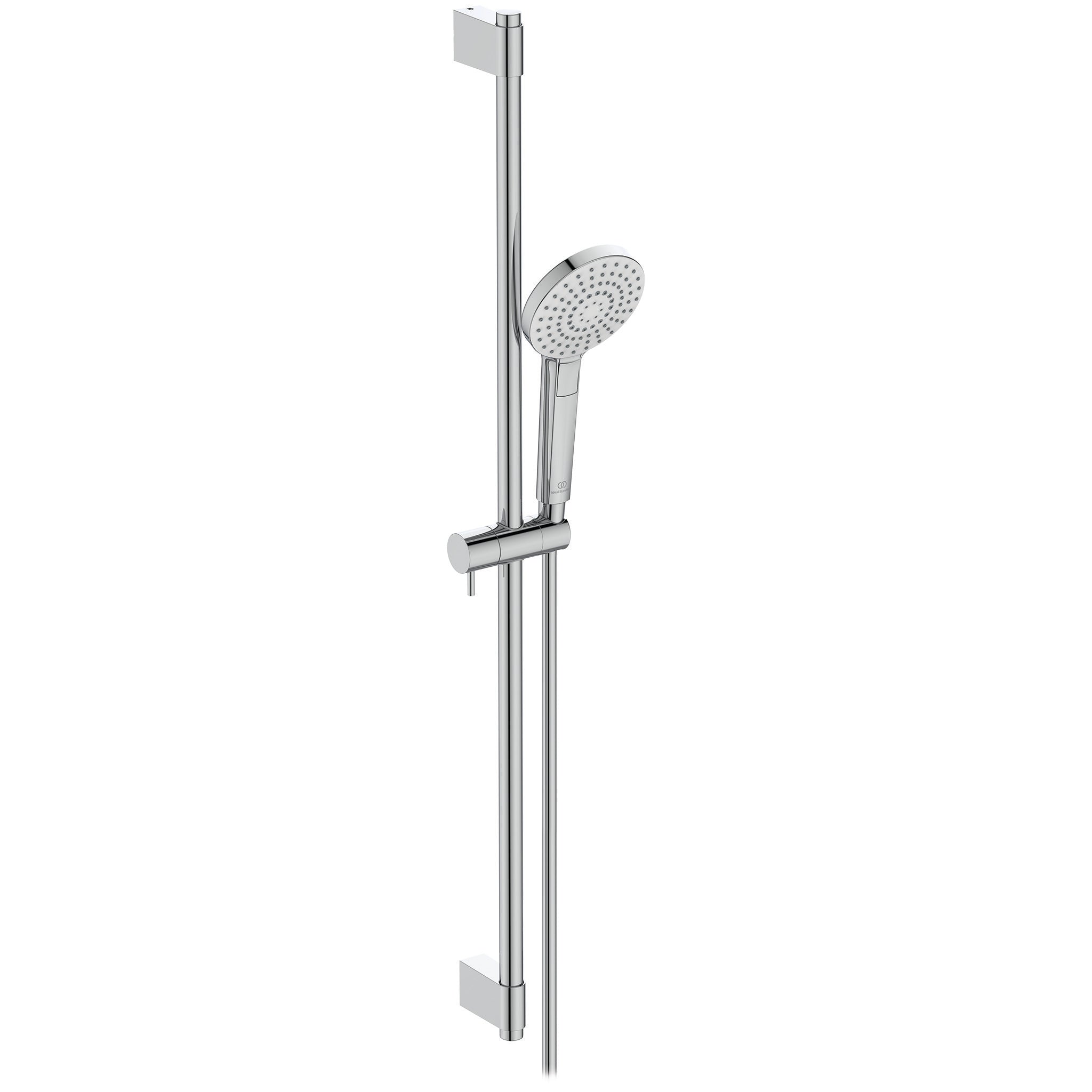 Idealrain Evo Diamond 110mm handspray & 600mm rail with 1750mm IdealFlex hose