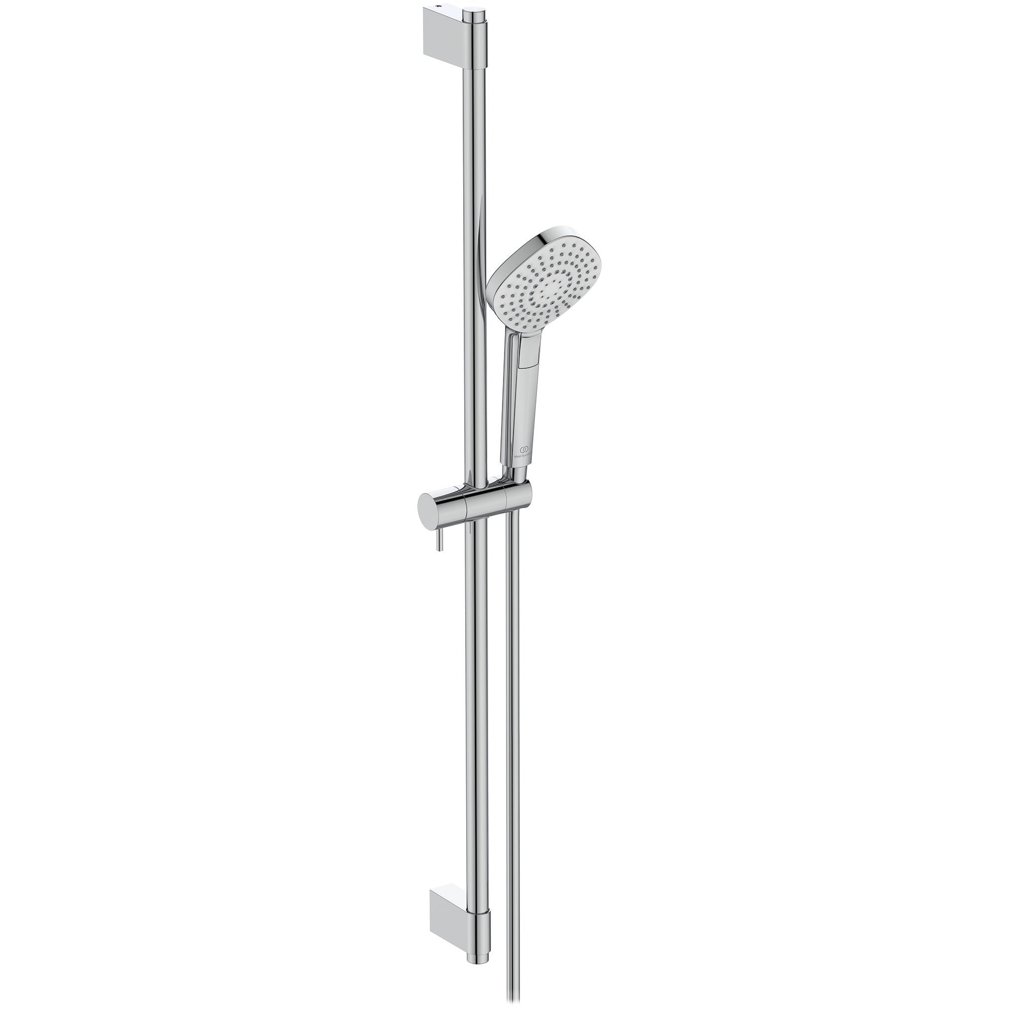 Idealrain Evo Round 110mm handspray & 900mm rail with 1750mm IdealFlex hose