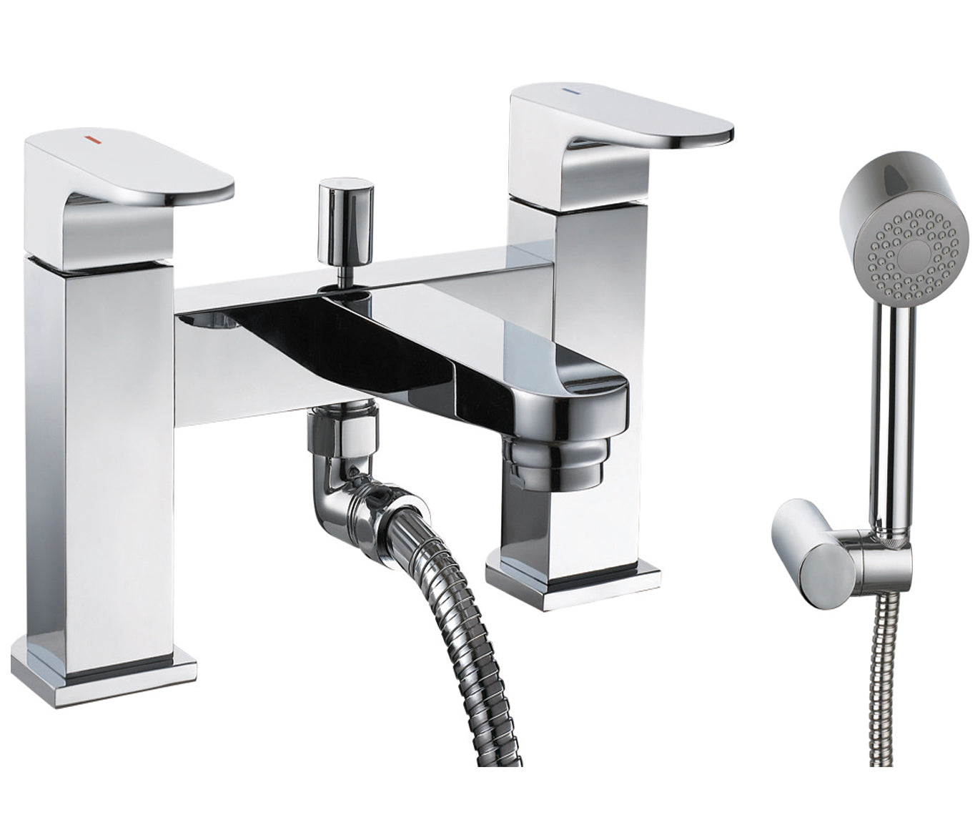 BASE DECK MOUNTED BATH SHOWER MIXER WITH KIT