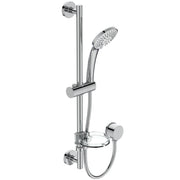 Idealrain M3 shower kit with 100mm three function handspray, 600mm rail and 1.35m hose