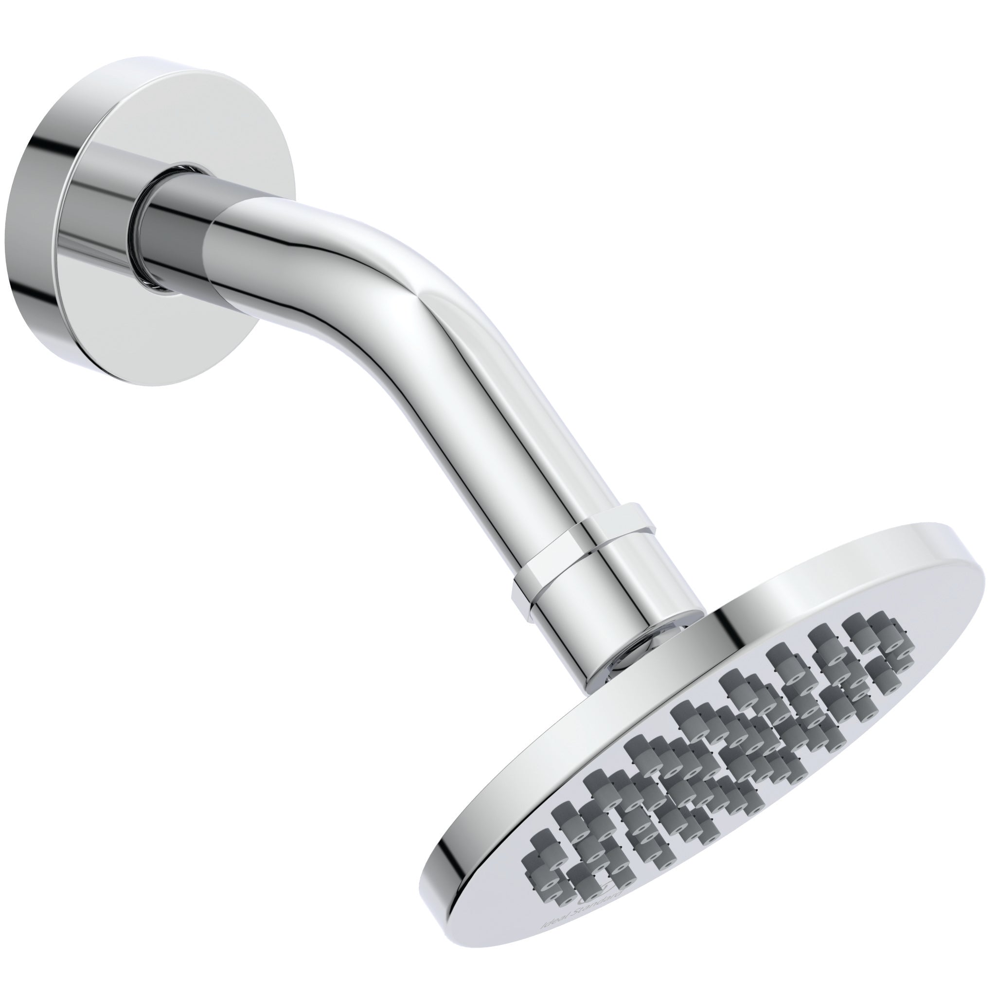 Idealrain S1 100mm rainshower with angled arm
