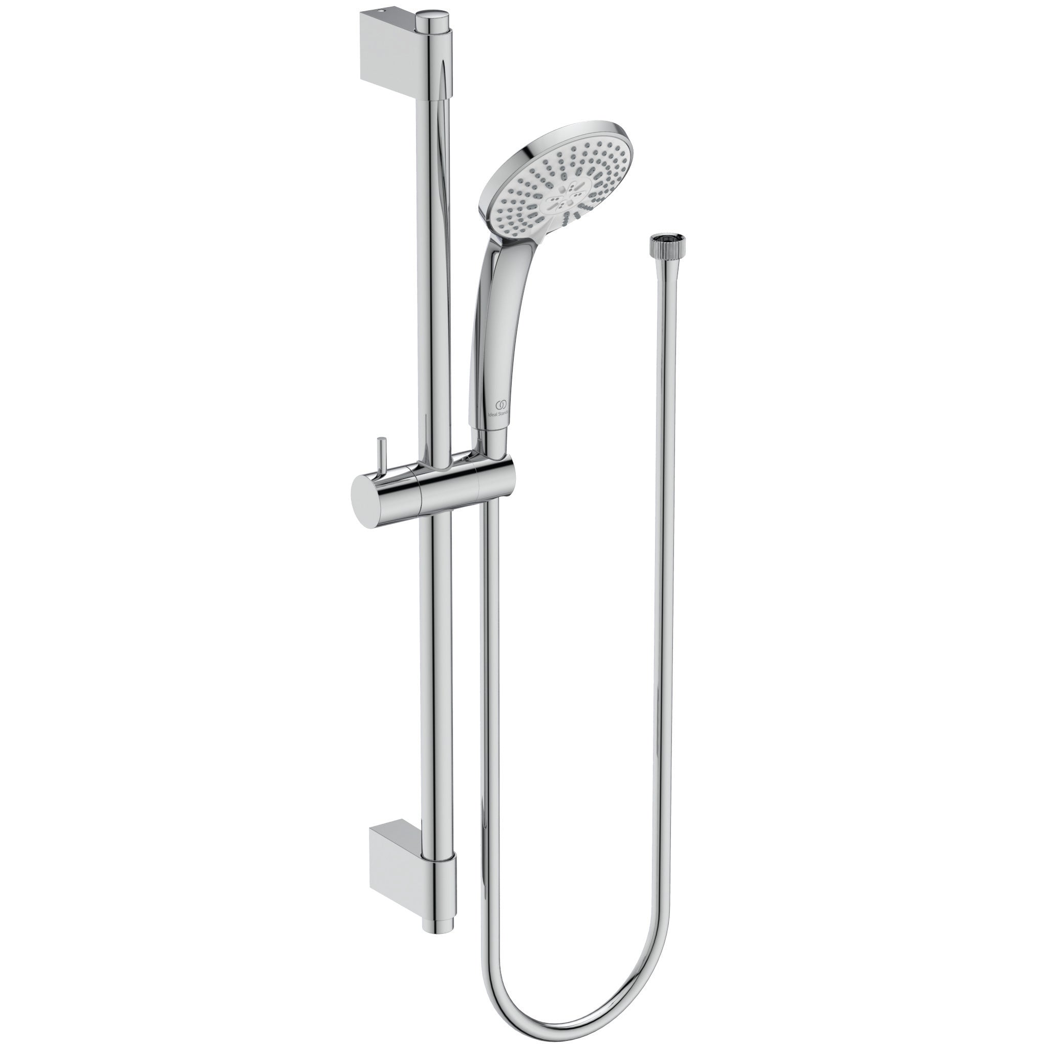 Idealrain Pro M3 shower kit with rail and 1.75m smooth hose