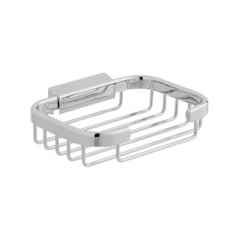 Basket Small Rectangular Wall Mounted Chrome