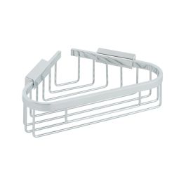 Basket Medium Triangular Corner Wall Mounted Chrome