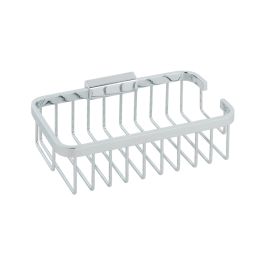Basket Medium Rectangular Wall Mounted Chrome