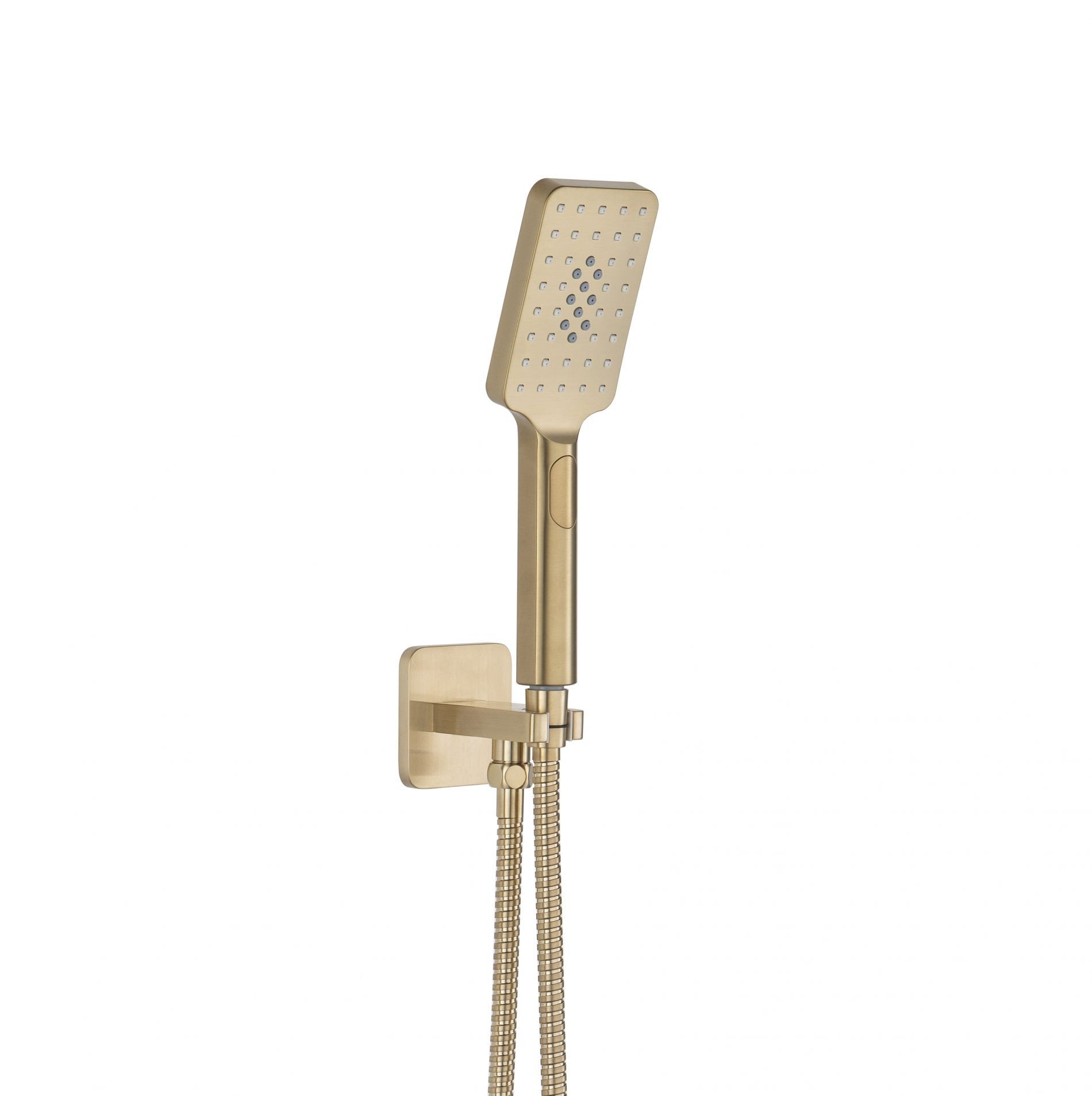 HIX SQUARE WATER OUTLET
 WITH HOLDER, HOSE AND HAND
 SHOWER