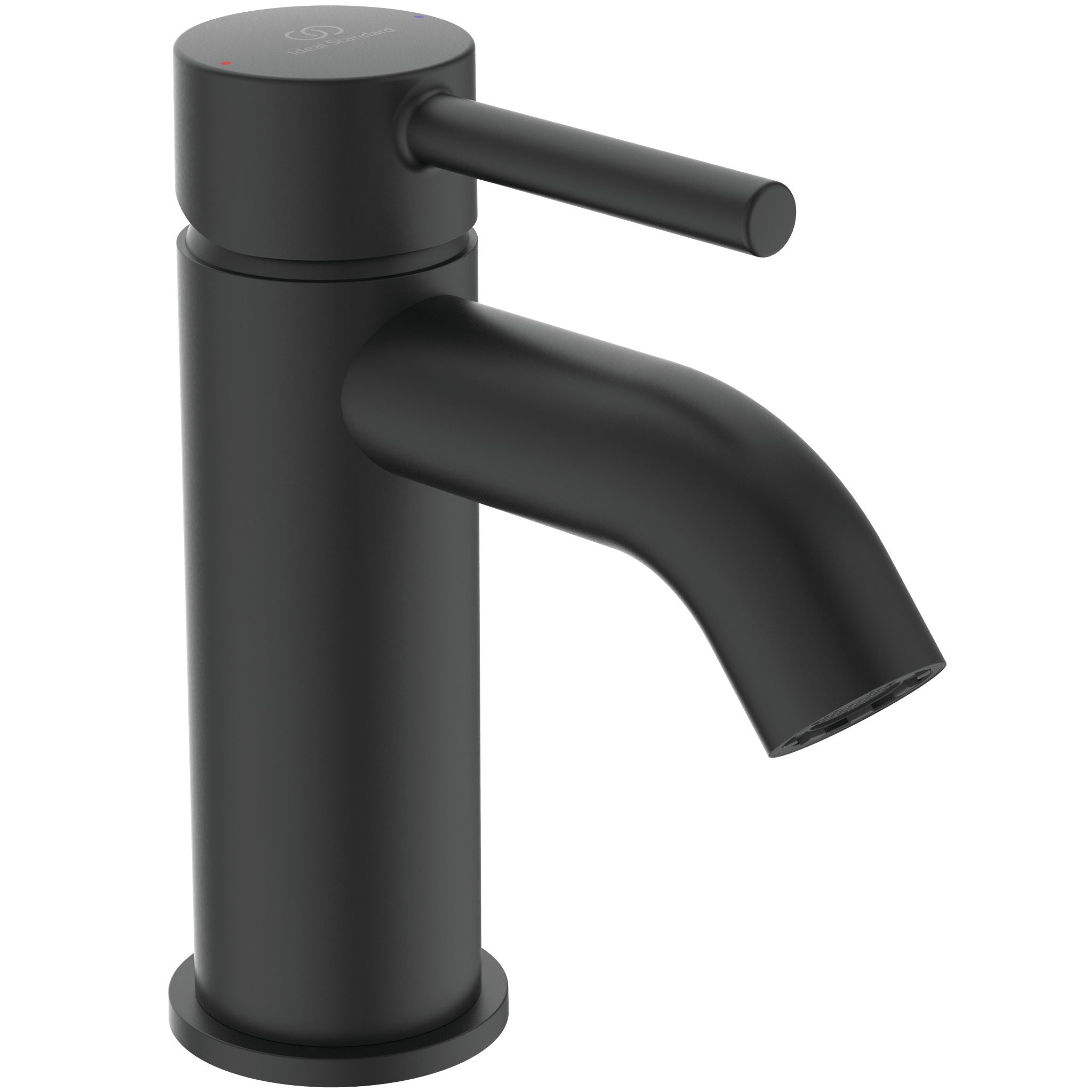 Ceraline single lever mini basin mixer - Silk Black