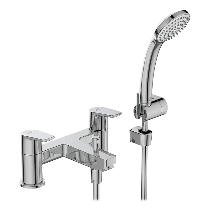 Cerafine D Dual Control Bath Shower Mixer with shower set