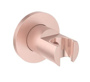Idealrain round shower handset bracket, rosé