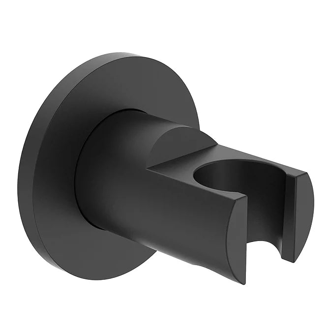 Idealrain round shower handset bracket - Silk Black