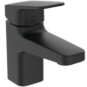 Ceraplan single lever mini basin mixer, silk black