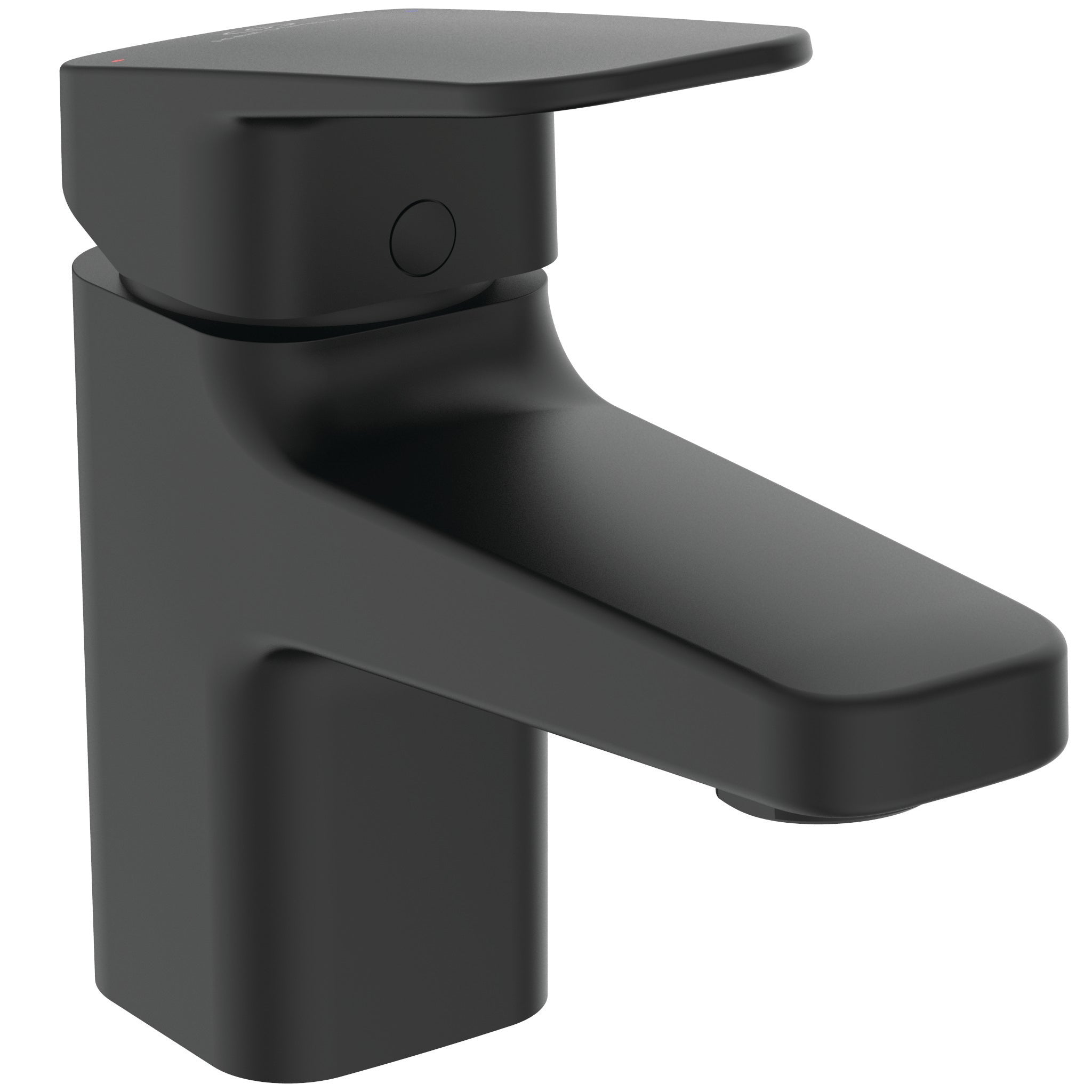 Ceraplan single lever mini basin mixer, silk black