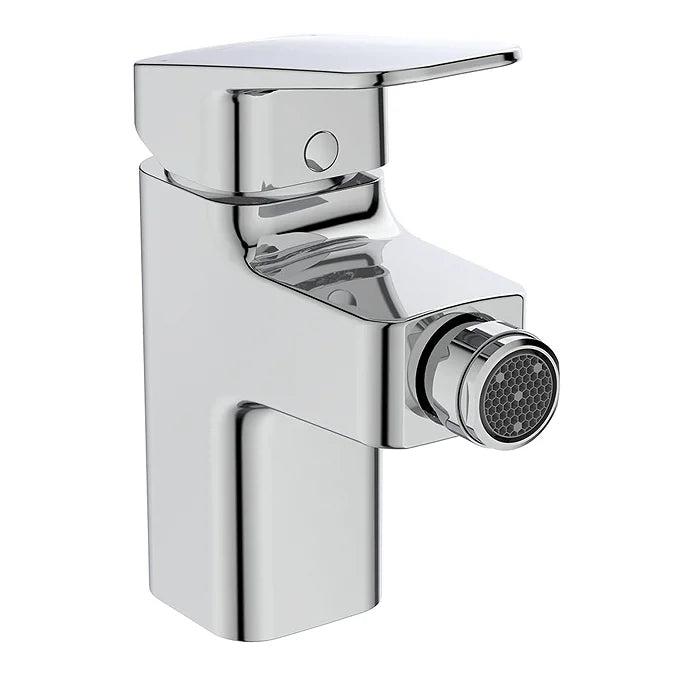Ceraplan single lever bidet mixer with pop-up waste