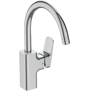 Ceraplan single lever high tubular spout kitchen mixer