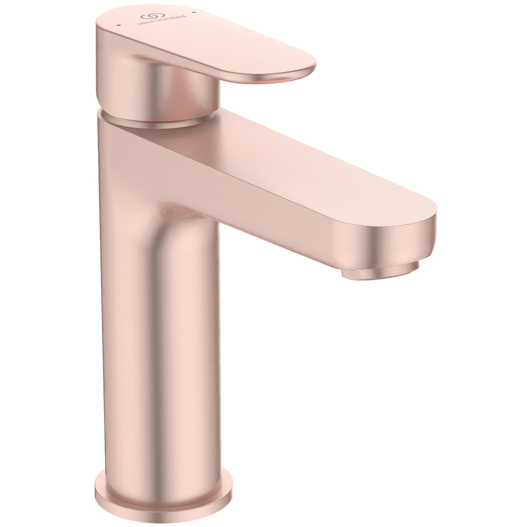 Cerafine O single lever basin mixer with click waste