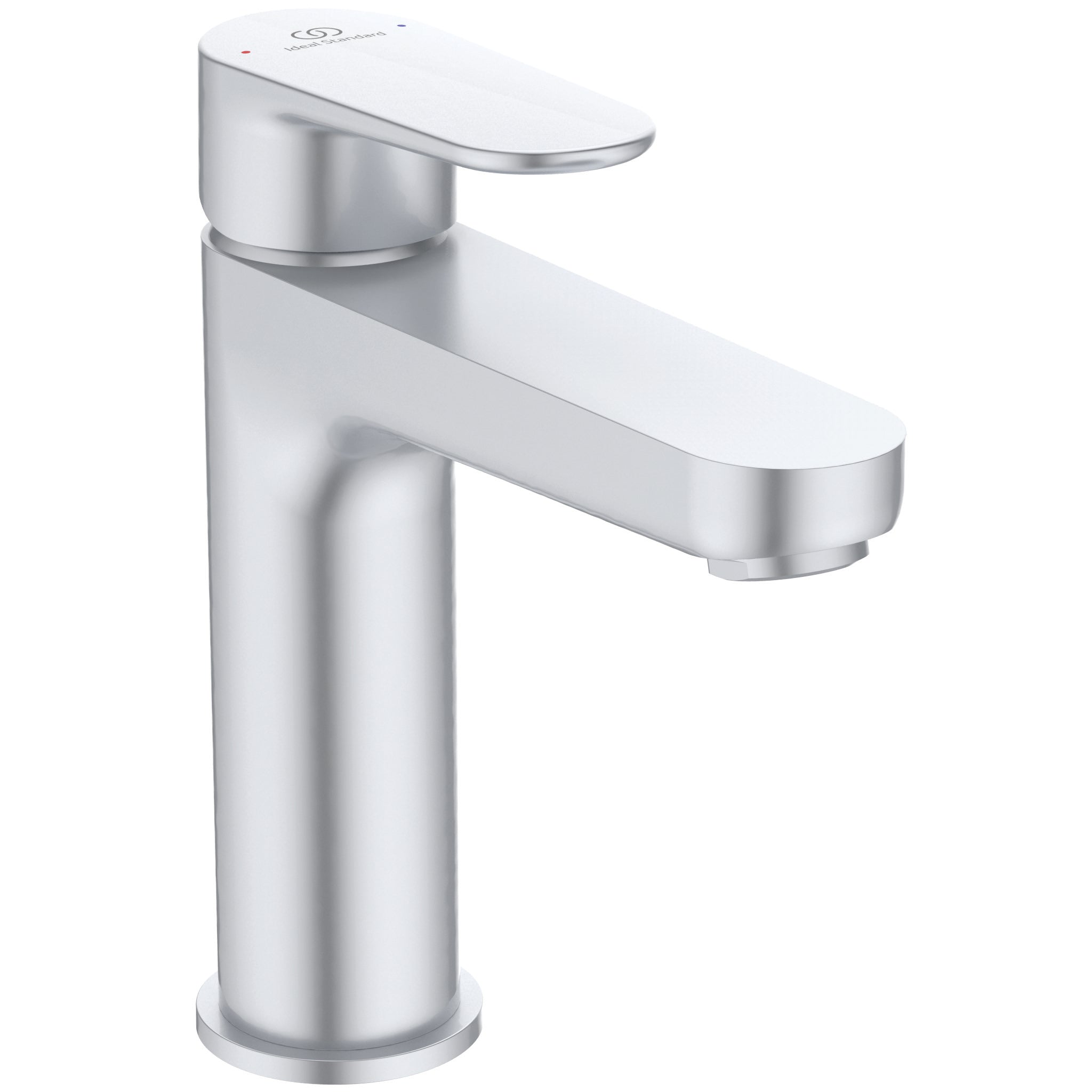 Cerafine O single lever basin mixer with click waste