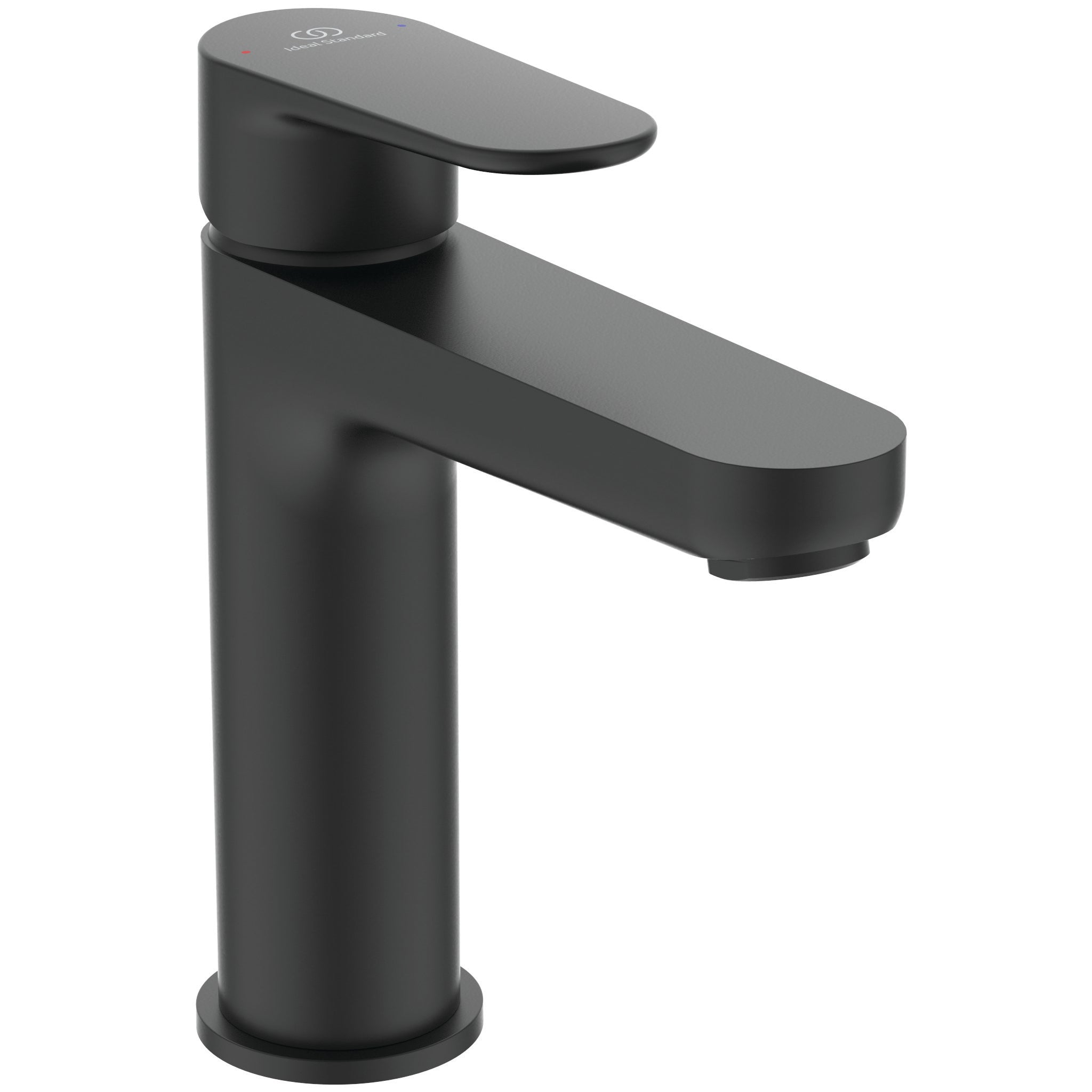 Cerafine O single lever basin mixer with click waste