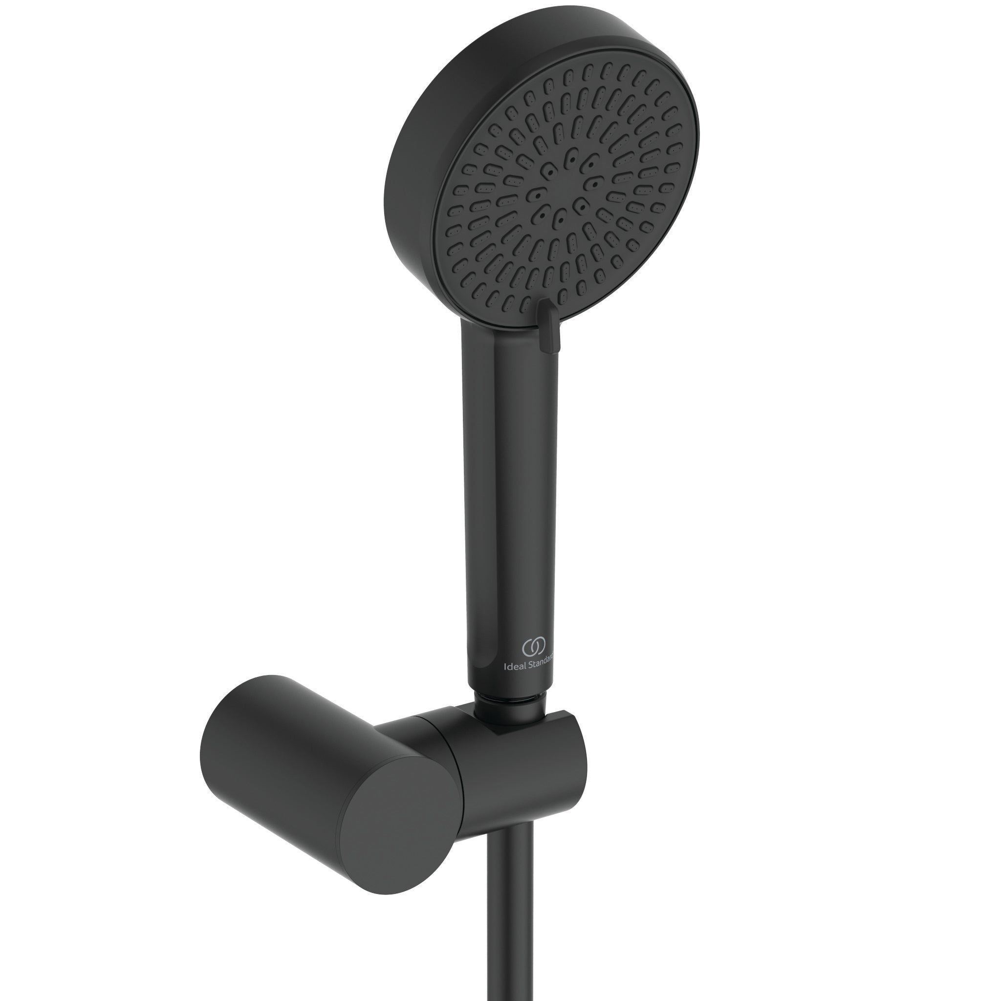 Idealrain ALU+ Shower kit, 2 function 100mm handspray, rail and 1750mm hose, silk black
