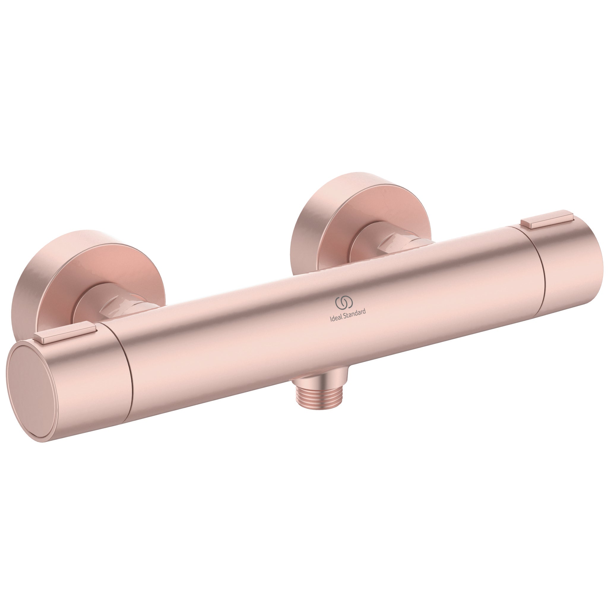 Ceratherm ALU+ Exposed shower system, 260mm square fixed shower head, 1750mm hose & 2 function handspray, (Eco 8lpm)