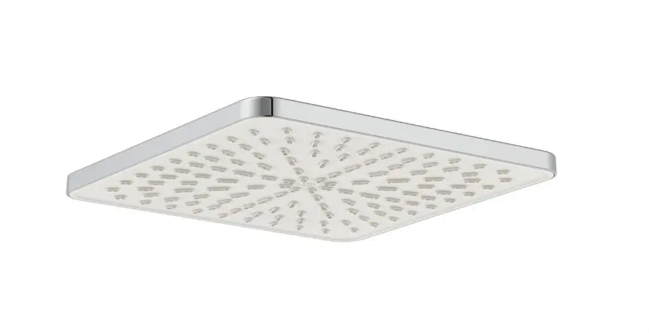 Idealrain Overhead square shower head, 260mm, chrome