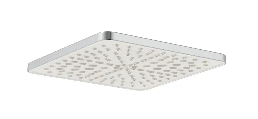 Idealrain Overhead square shower head Eco (8lpm), 260mm, chrome